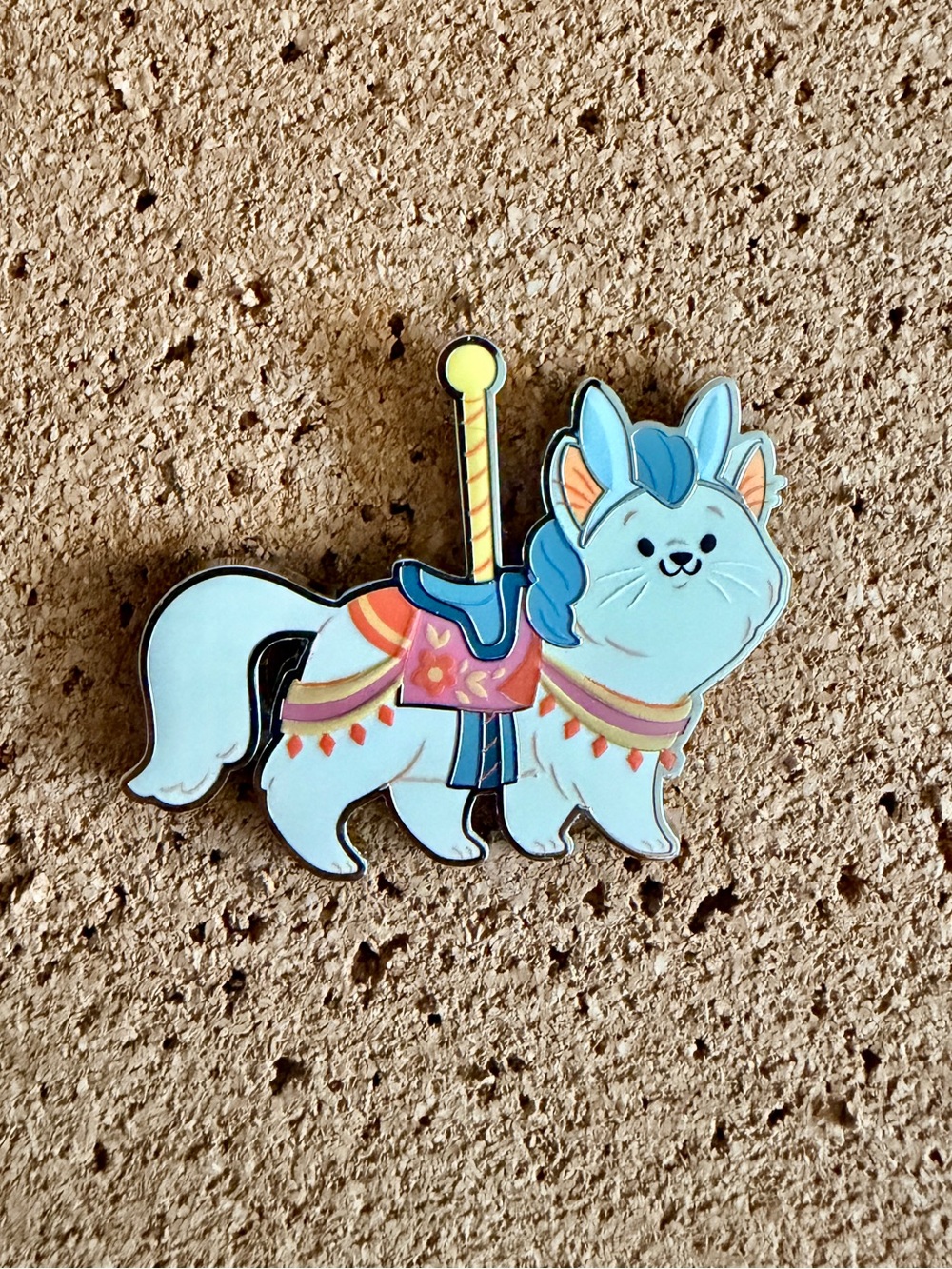 Disney 2026 Cats & Dogs Halloween Costumes Enamel Pin - Carrousel Cat
